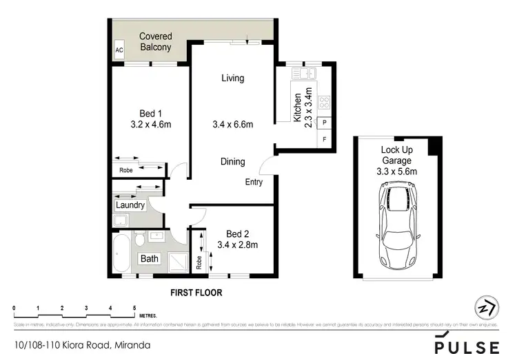 Floorplan of Homely apartment listing, 10/108-110 Kiora Road, Miranda NSW 2228
