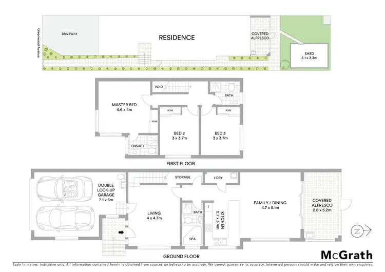 Floorplan of Homely house listing, 18 Greenwood Avenue, Narraweena NSW 2099