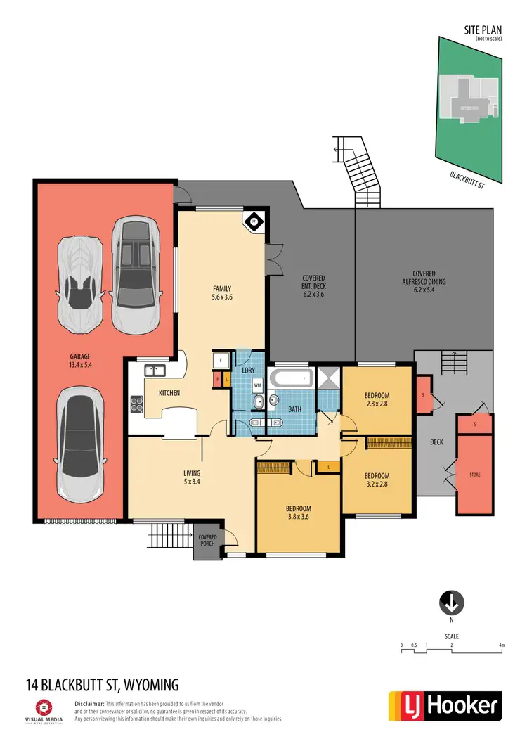 Floorplan of Homely house listing, 14 Blackbutt Street, Wyoming NSW 2250