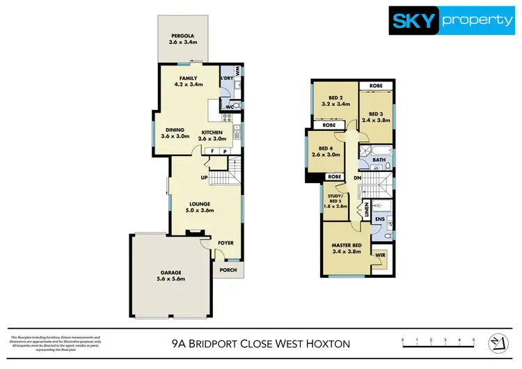 Floorplan of Homely house listing, 9 Bridport Close, West Hoxton NSW 2171