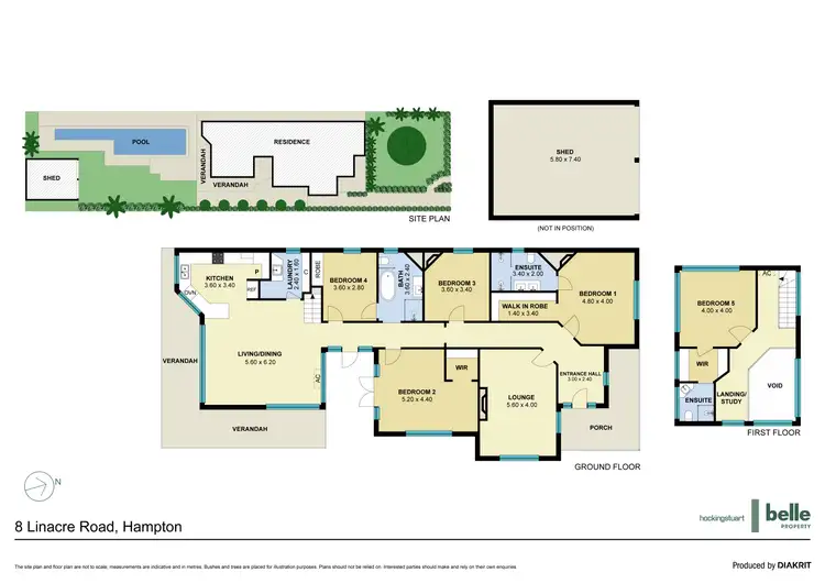 Floorplan of Homely house listing, 8 Linacre Road, Hampton VIC 3188