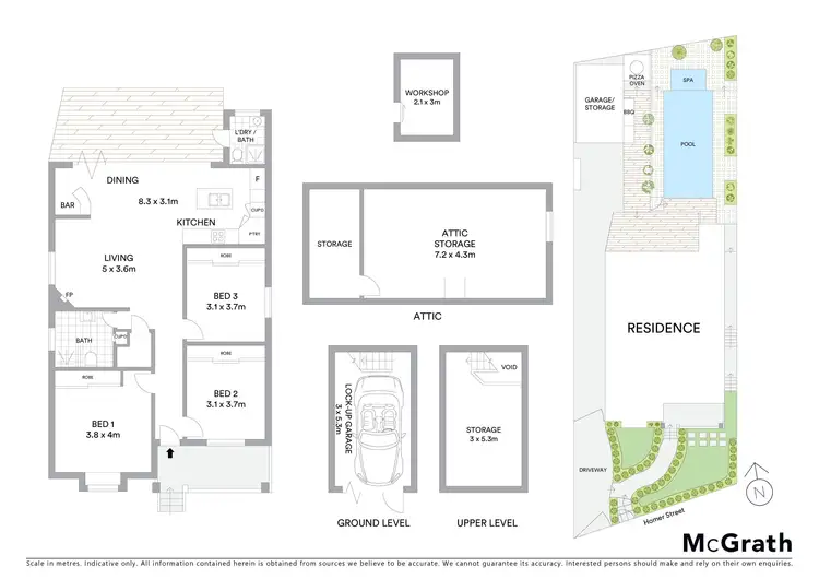 Floorplan of Homely house listing, 403 Homer Street, Earlwood NSW 2206