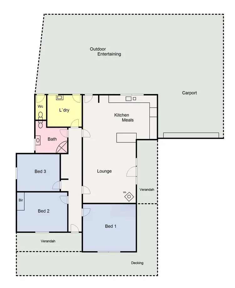Floorplan of Homely house listing, 11 Banksia Street, Ararat VIC 3377