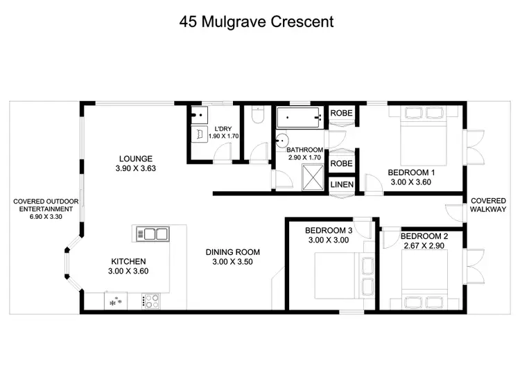 Floorplan of Homely house listing, 54 Mulgrave Crescent, Forest Lake QLD 4078
