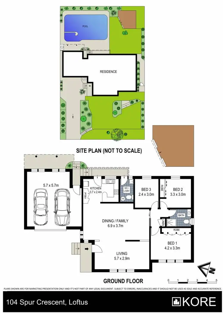 Floorplan of Homely house listing, 104 Spur Crescent, Loftus NSW 2232