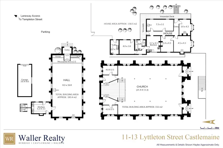 Floorplan of Homely house listing, 11-13 Lyttleton Street, Castlemaine VIC 3450