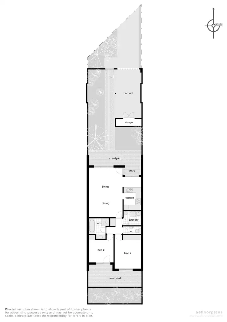 Floorplan of Homely townhouse listing, 14 Strong Place, Belconnen ACT 2617