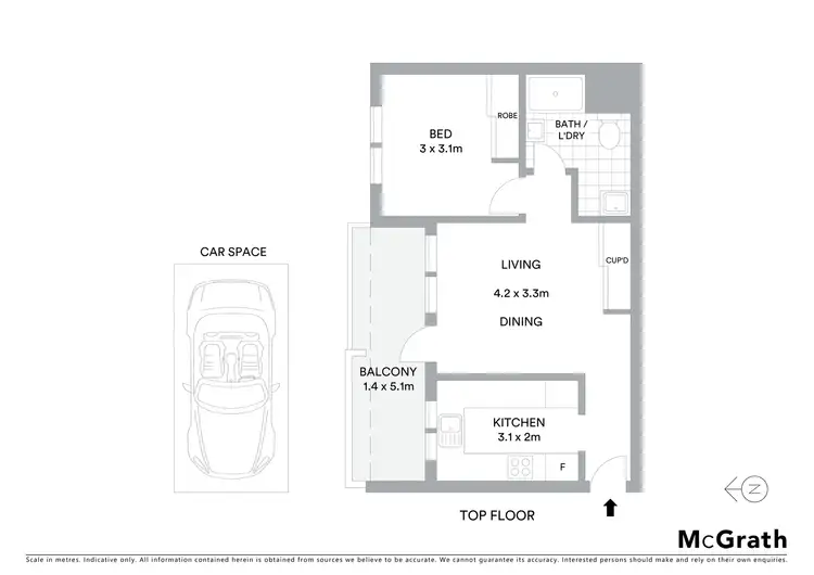 Floorplan of Homely apartment listing, 28/24 Chelmsford Avenue, Botany NSW 2019