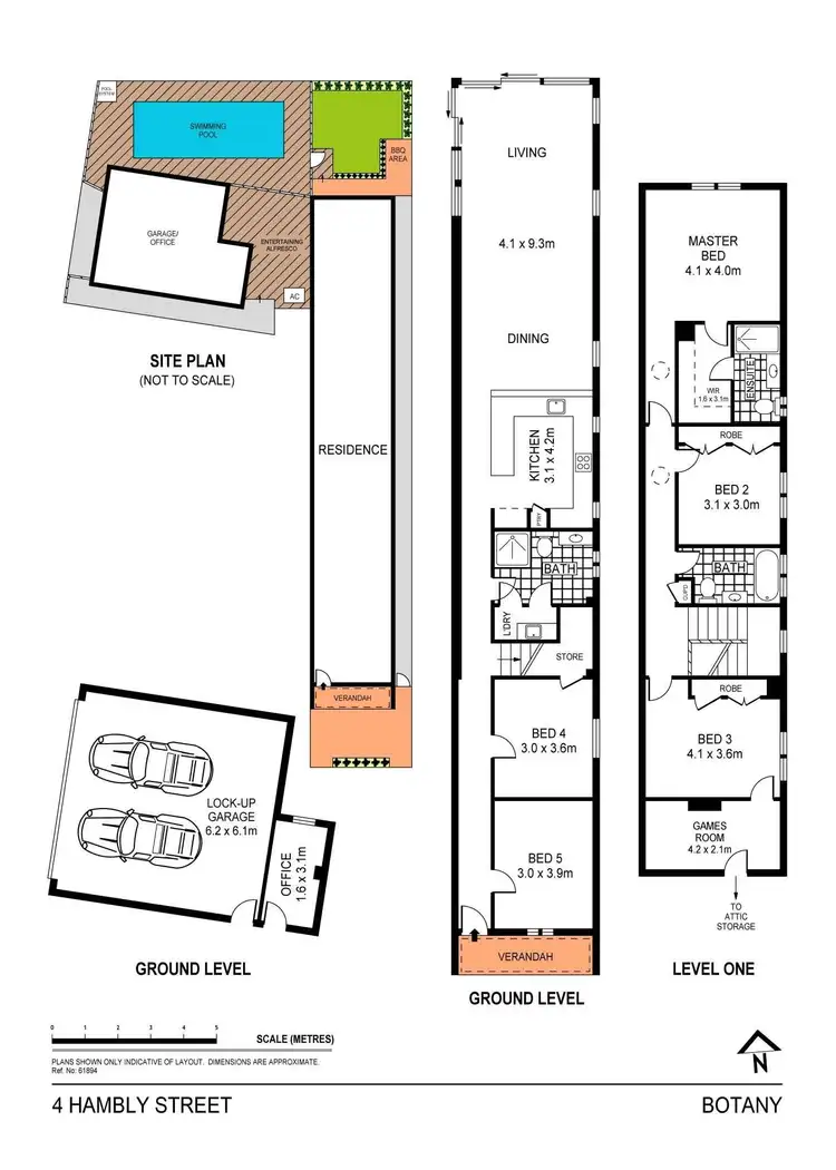 Floorplan of Homely house listing, 4 Hambly Street, Botany NSW 2019