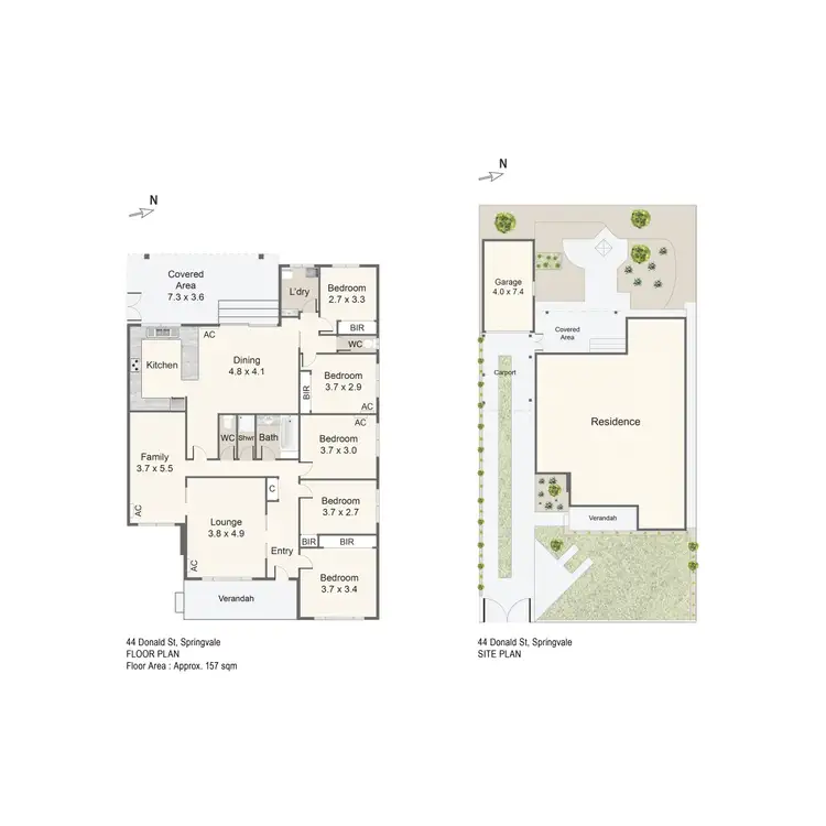 Floorplan of Homely house listing, 44 Donald Street, Springvale VIC 3171