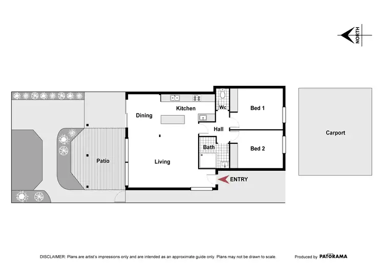 Floorplan of Homely townhouse listing, 14/27 Elm Way, Jerrabomberra NSW 2619