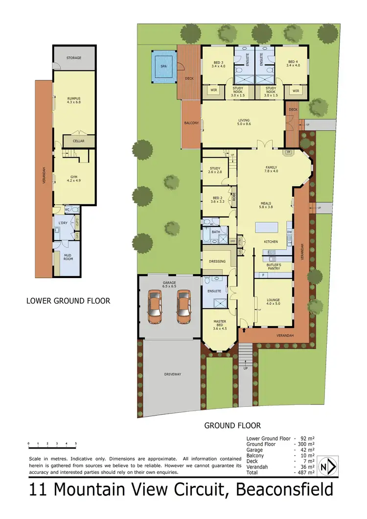 Floorplan of Homely house listing, 11 Mountain View Circuit, Beaconsfield VIC 3807
