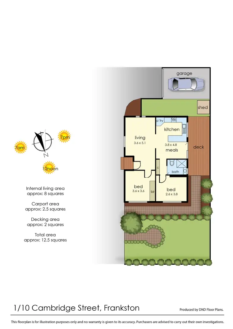 Floorplan of Homely unit listing, 1/10 Cambridge Street, Frankston VIC 3199