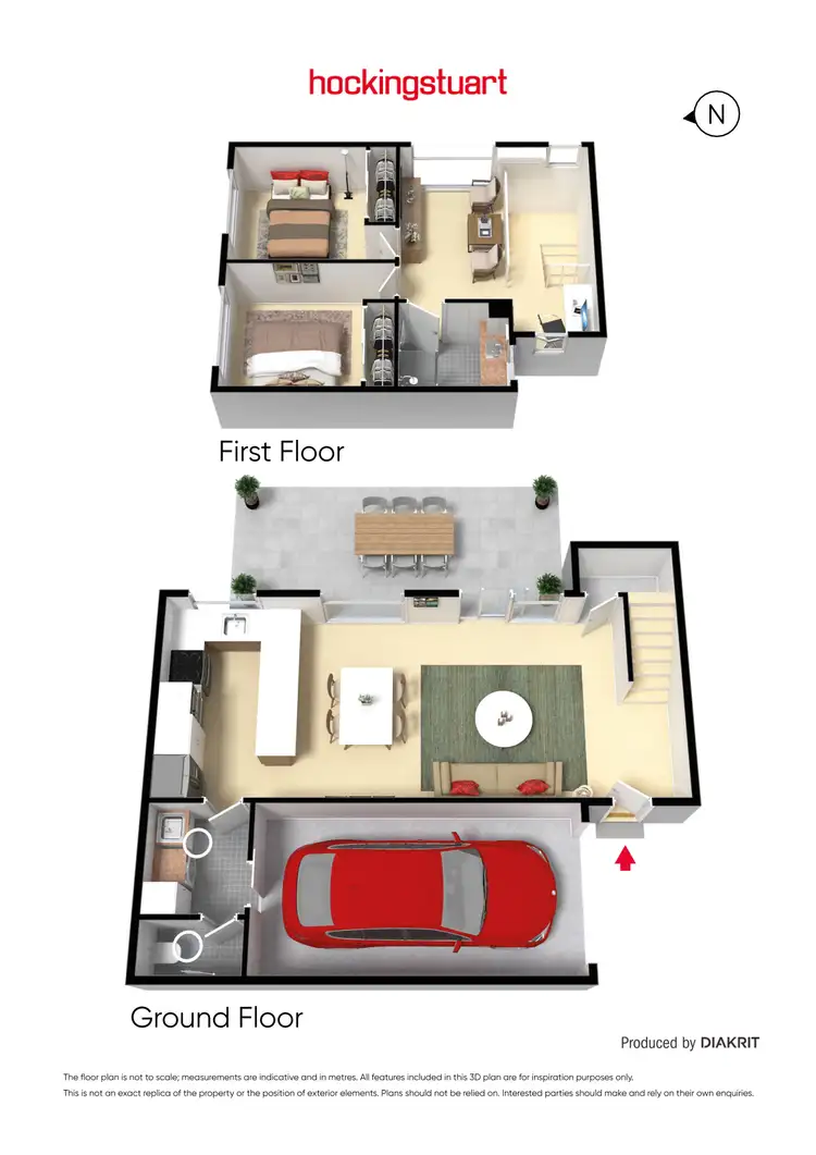 Floorplan of Homely house listing, 58 Neptune Street, Richmond VIC 3121