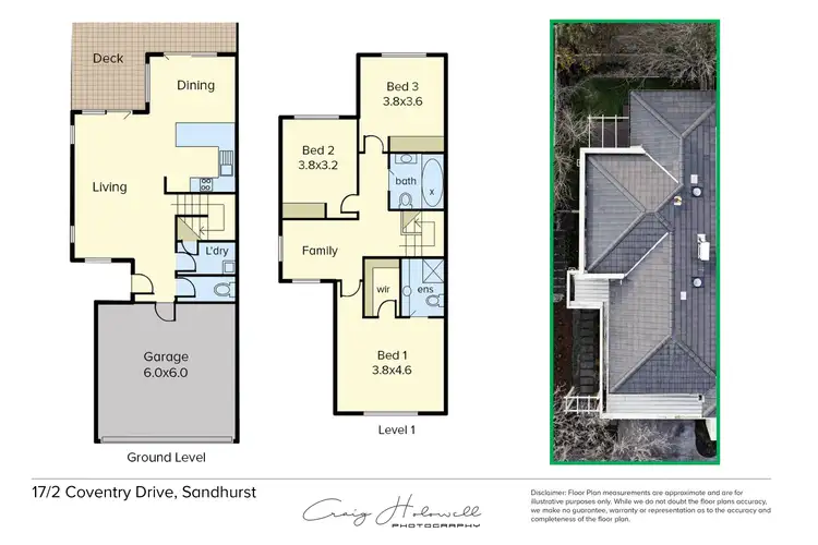 Floorplan of Homely townhouse listing, 17/2 Coventry Drive, Sandhurst VIC 3977