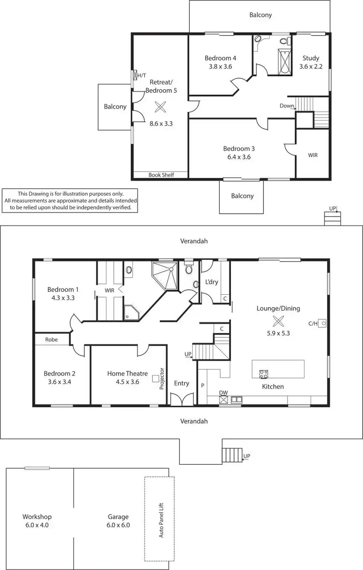 Floorplan of Homely house listing, 13 Annette Way, Coromandel Valley SA 5051