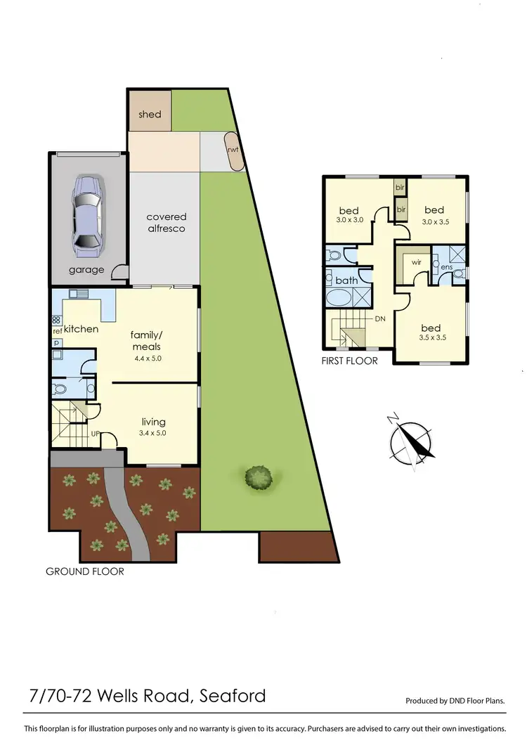 Floorplan of Homely unit listing, 7/70 Wells Road, Seaford VIC 3198
