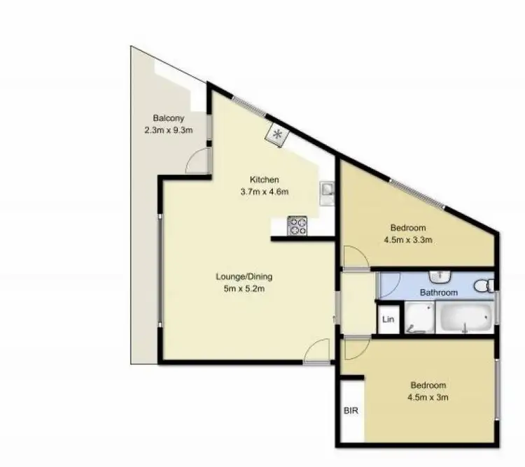 Floorplan of Homely apartment listing, 5/1-3 Avalon Parade, Avalon Beach NSW 2107