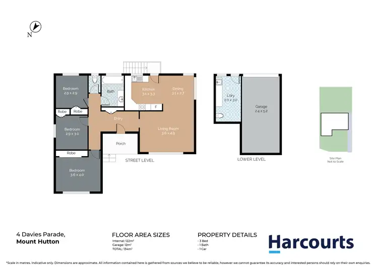 Floorplan of Homely house listing, 4 Davies Parade, Mount Hutton NSW 2290