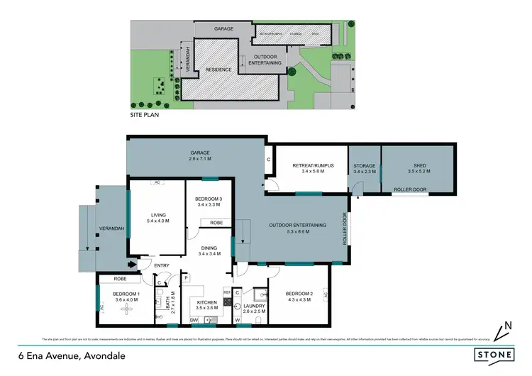 Floorplan of Homely house listing, 6 Ena Avenue, Avondale NSW 2530
