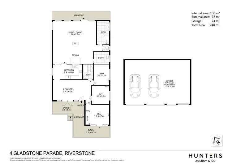 Floorplan of Homely house listing, 4 Gladstone Parade, Riverstone NSW 2765