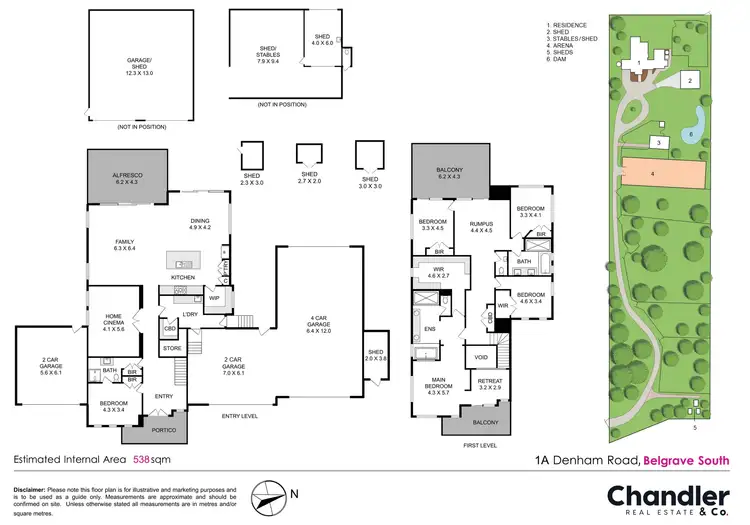 Floorplan of Homely rural property listing, 1a Denham Road, Belgrave South VIC 3160