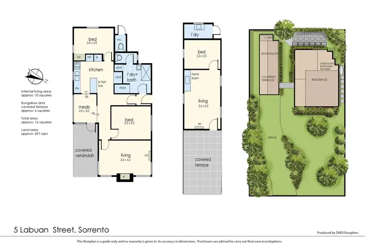 Floorplan of Homely house listing, 5 Labuan Street, Sorrento VIC 3943