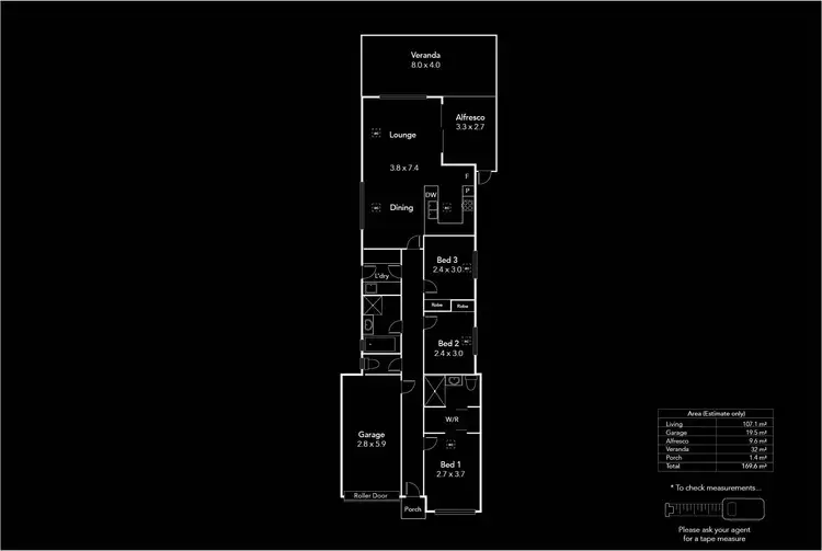 Floorplan of Homely house listing, 54B Lines Street, Grange SA 5022