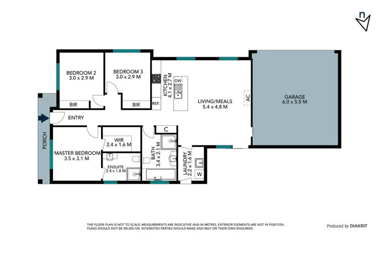 Floorplan of Homely house listing, 1 Persimmon Way, Doreen VIC 3754