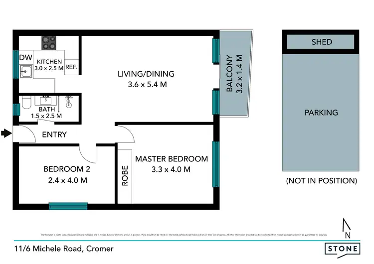 Floorplan of Homely apartment listing, 11/6 Michele Road, Cromer NSW 2099