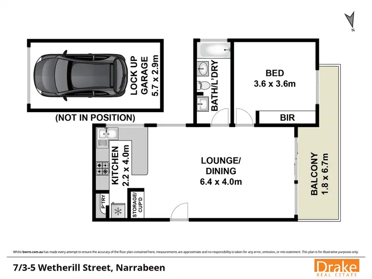 Floorplan of Homely unit listing, 7/3-5 Wetherill Street, Narrabeen NSW 2101