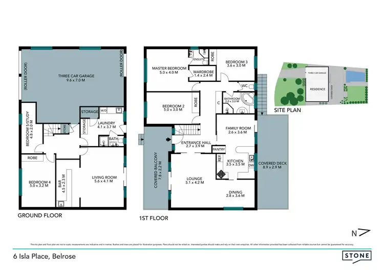 Floorplan of Homely house listing, 6 Isla Place, Belrose NSW 2085