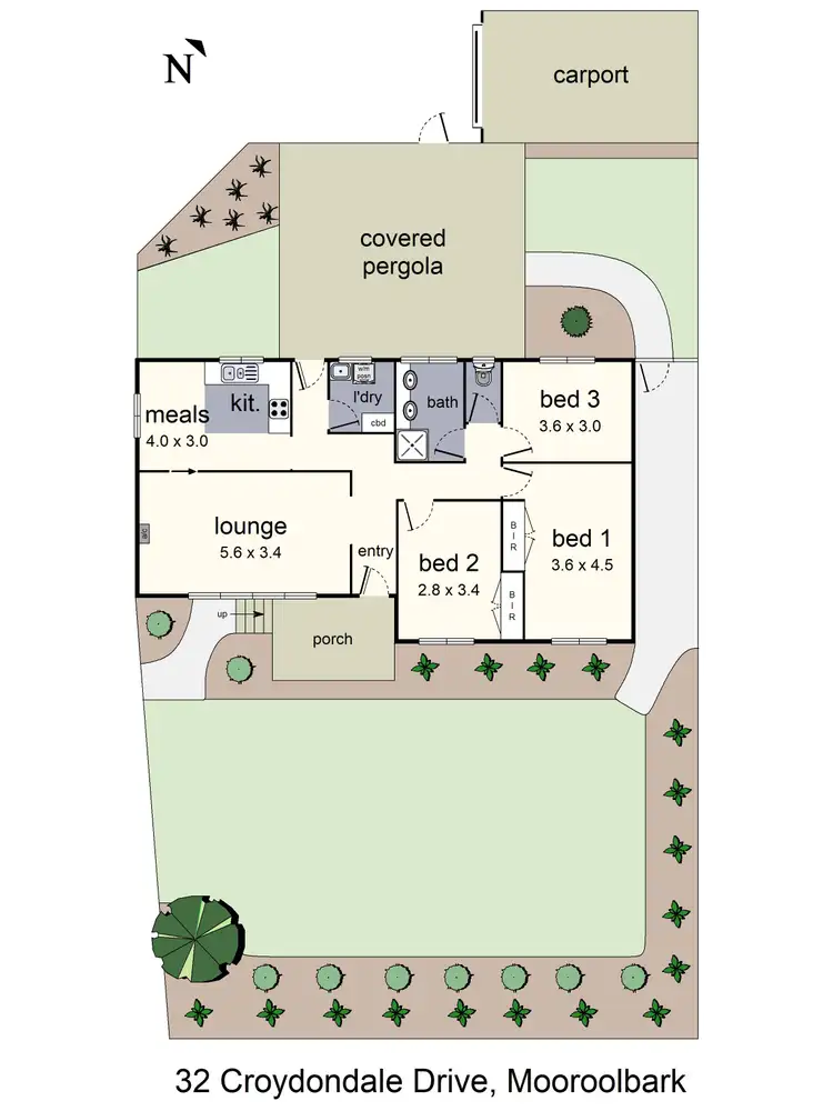 Floorplan of Homely house listing, 32 Croydondale Drive, Mooroolbark VIC 3138