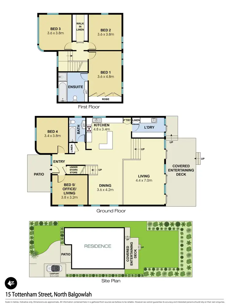 Floorplan of Homely house listing, 15 Tottenham Street, North Balgowlah NSW 2093