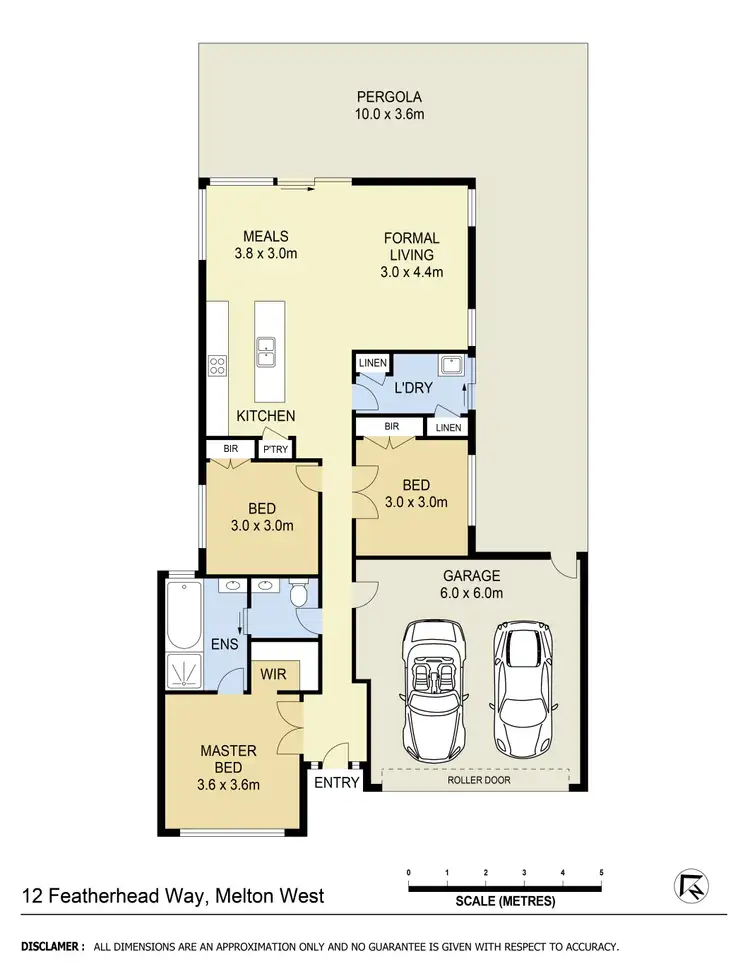 Floorplan of Homely house listing, 12 Featherhead Way, Harkness VIC 3337