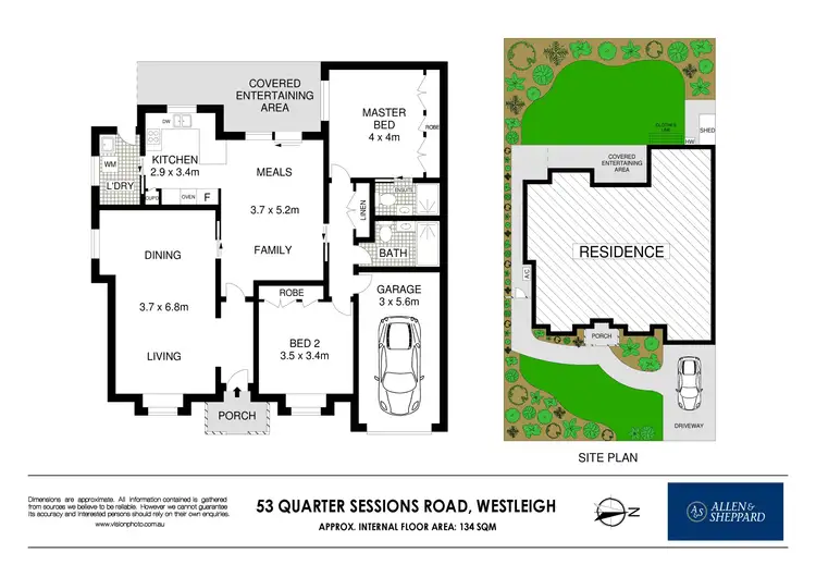 Floorplan of Homely semi-detached listing, 53 Quarter Sessions Road, Westleigh NSW 2120