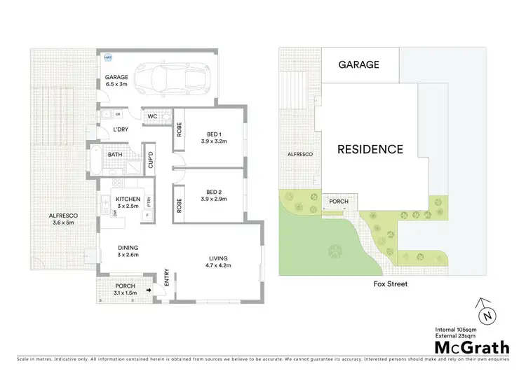 Floorplan of Homely villa listing, 1/131 Fox Street, Ballina NSW 2478