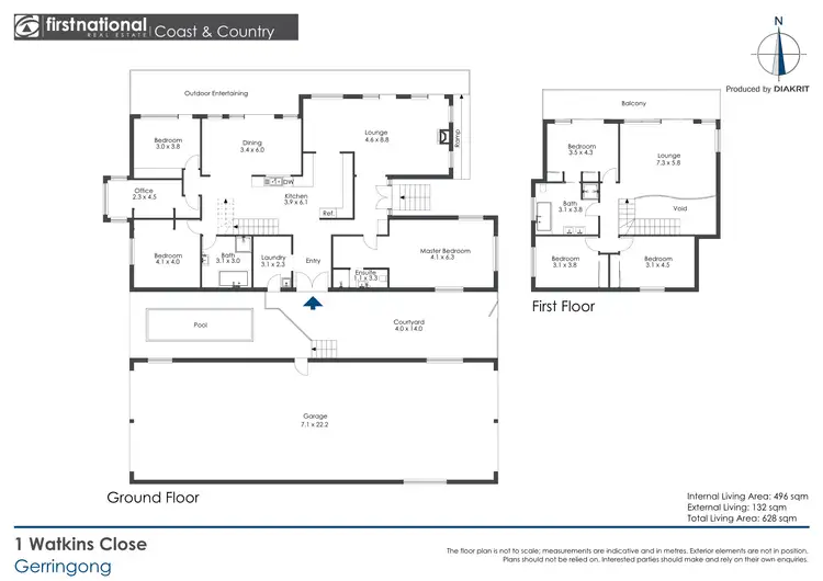 Floorplan of Homely house listing, 1 Watkins Close, Gerringong NSW 2534