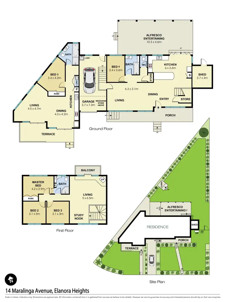 Floorplan of Homely house listing, 14 & 14a Maralinga Avenue, Elanora Heights NSW 2101