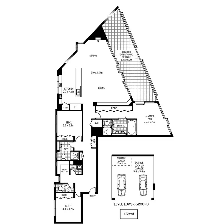 Floorplan of Homely apartment listing, 9A/2 Bowman Street, Pyrmont NSW 2009