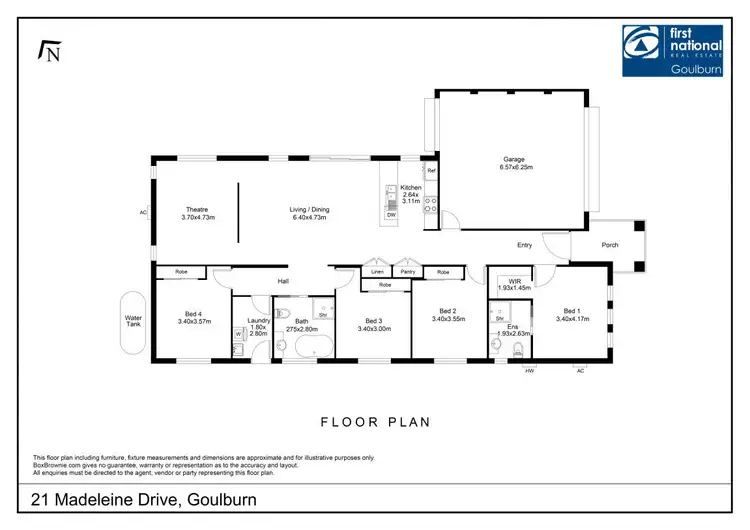 Floorplan of Homely land listing, 21 Madeleine Drive, Goulburn NSW 2580