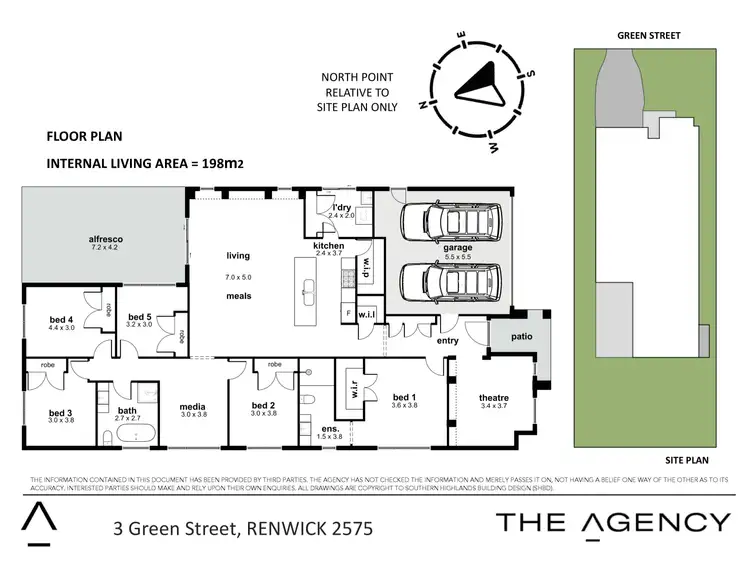 Floorplan of Homely house listing, 3 Green Street, Renwick NSW 2575