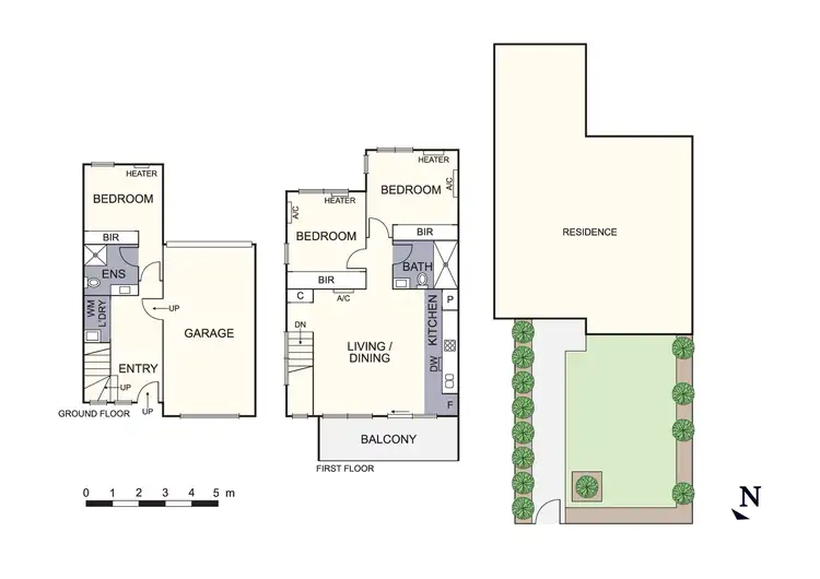 Floorplan of Homely townhouse listing, 9a Lidgate Avenue, Rowville VIC 3178