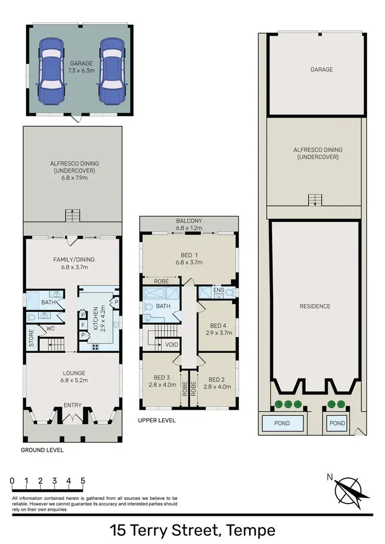 Floorplan of Homely house listing, 15 Terry Street, Tempe NSW 2044