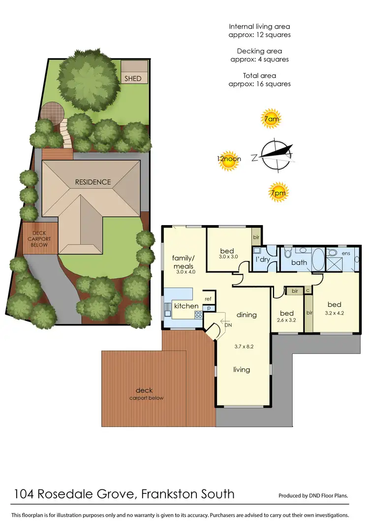 Floorplan of Homely house listing, 104 Rosedale Grove, Frankston South VIC 3199
