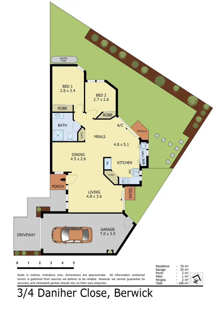 Floorplan of Homely unit listing, 3/4 Daniher Close, Berwick VIC 3806