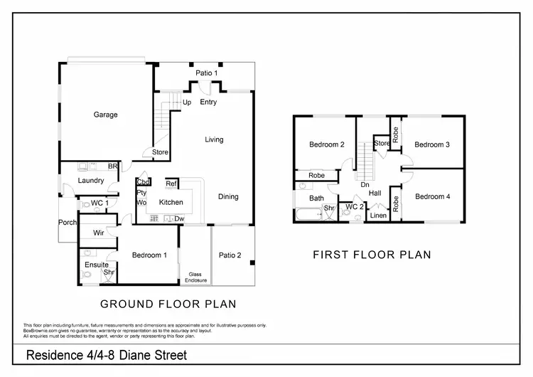 Floorplan of Homely house listing, 4/4-8 Diane Street, Dubbo NSW 2830