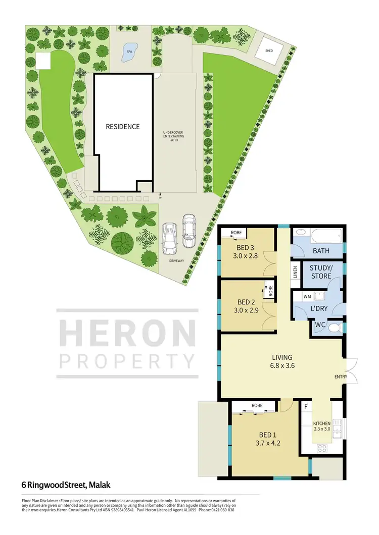 Floorplan of Homely house listing, 6 Ringwood Street, Malak NT 812