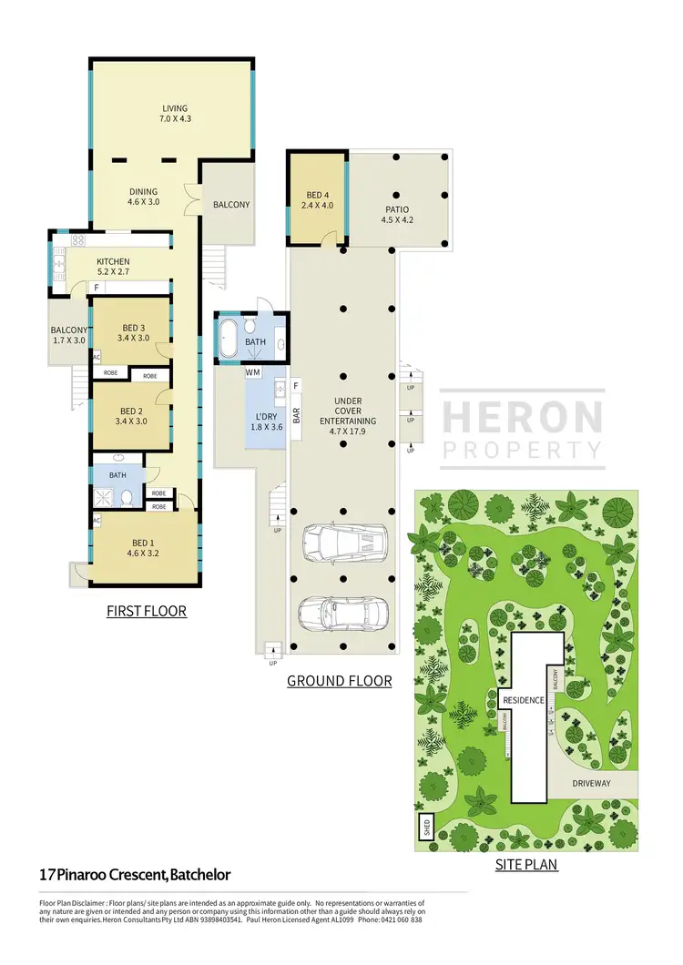 Floorplan of Homely house listing, 17 Pinaroo Crescent, Batchelor NT 845