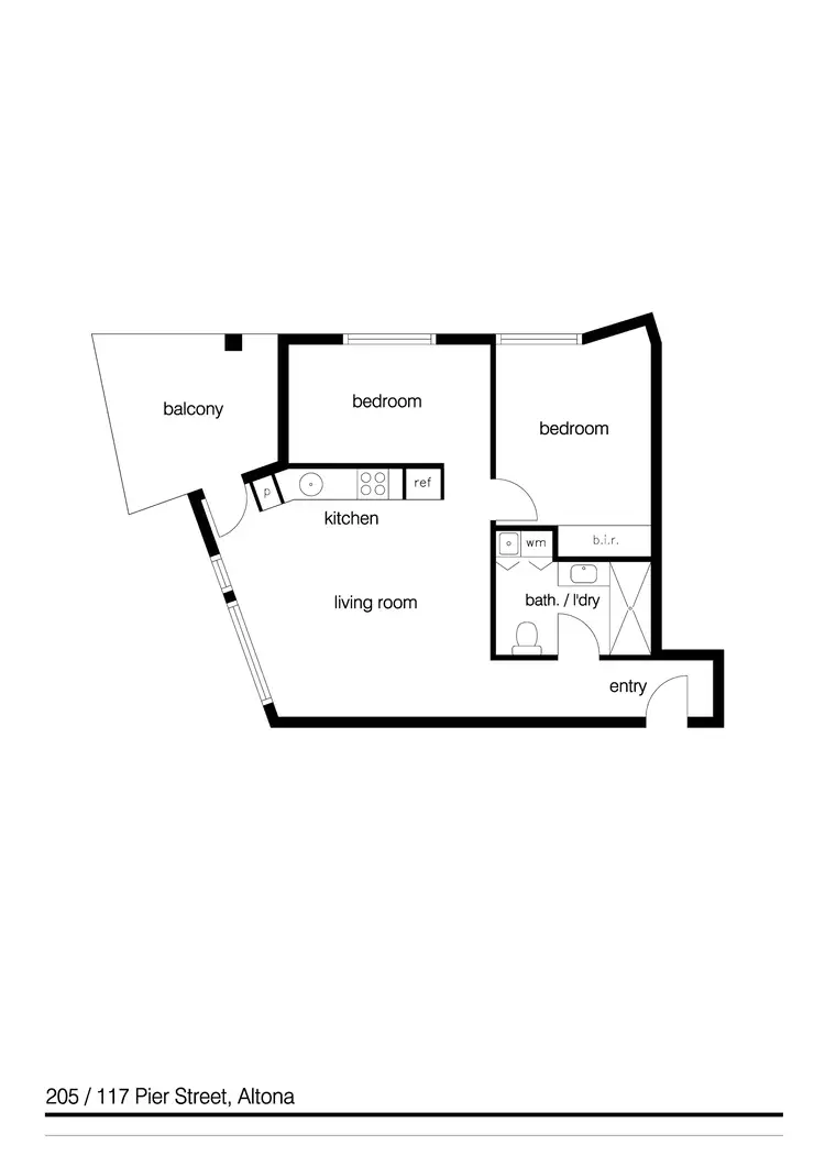 Floorplan of Homely unit listing, 112 Pier Street, Altona VIC 3018